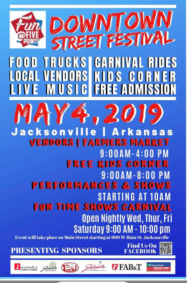 Five Points Downtown Street Festival poster